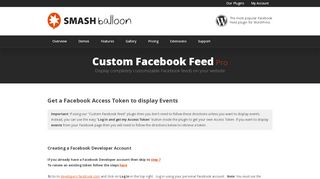 
                            13. Facebook Page Access Token - Smash Balloon