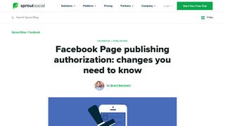 
                            12. Facebook Page publishing authorization: changes you need to ...