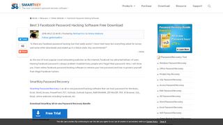 
                            7. Facebook Password Hacking Software - SmartKey Password Recovery