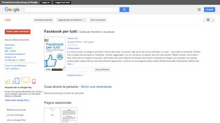 
                            4. Facebook per tutti: Guida per divertirsi in sicurezza - Risultati da Google Libri