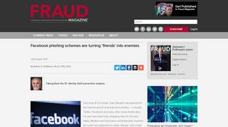 
                            3. Facebook phishing schemes are turning 'friends' into enemies