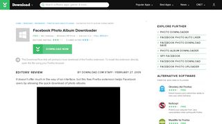 
                            8. Facebook Photo Album Downloader - Free download and ...