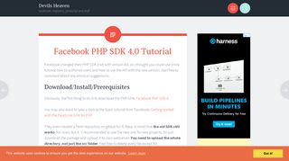 
                            7. Facebook PHP SDK 4.0 Tutorial - Devils Heaven