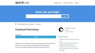 
                            11. Facebook Pixel (New) – SHOPLINE FAQ