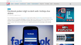 
                            5. Facebook podaci stigli na dark web i koštaju dva dolara | | PC Press