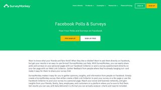 
                            4. Facebook Polls and Surveys | SurveyMonkey