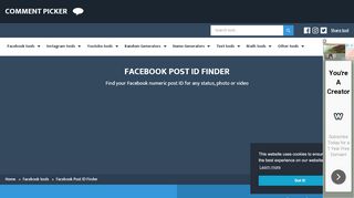 
                            7. Facebook Post ID Finder - Comment Picker