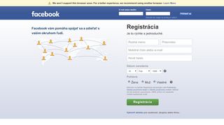 
                            4. Facebook – prihláste sa alebo sa zaregistrujte
