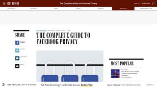 
                            10. Facebook Privacy Settings: A Complete Guide to Making Your Account ...