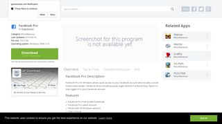 
                            4. Facebook Pro Free Download for Windows 10, 7, 8/8.1 (64 bit/32 bit ...