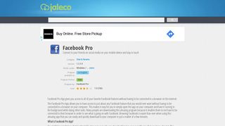 
                            12. Facebook Pro - Free Download