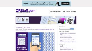 
                            13. Facebook QR Codes - QRStuff.com