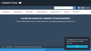 
                            3. Facebook Random Comment Picker Business