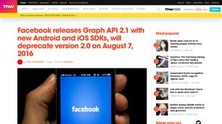 
                            13. Facebook releases Graph API 2.1 with new Android and ...