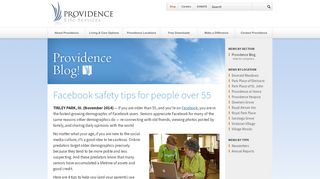 
                            6. Facebook safety tips for people over 55 - Providence Life Services