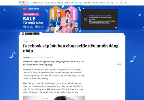 
                            10. Facebook sắp bắt bạn chụp selfie nếu muốn đăng nhập - Zing.vn