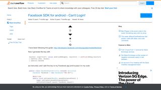 
                            6. Facebook SDK for android - Can't Login! - Stack Overflow