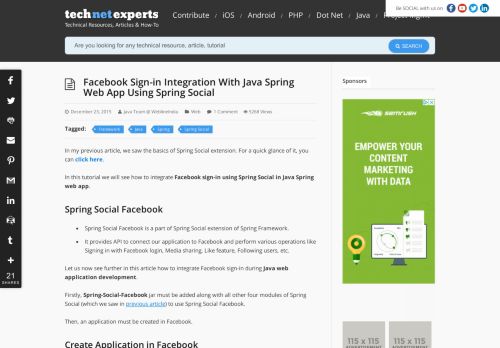 
                            12. Facebook Sign-in Integration With Java Spring Web App Using Spring ...