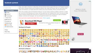 
                            3. Facebook Symbols: smiley symbol, emoji symbol, emoticon and ...