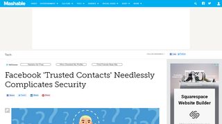 
                            10. Facebook 'Trusted Contacts' Needlessly Complicates Security