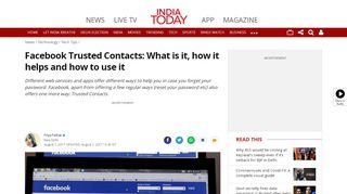 
                            12. Facebook Trusted Contacts: What is it, how it helps and ...