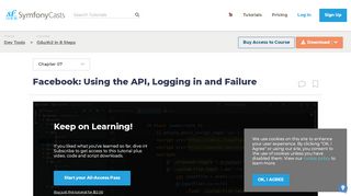 
                            4. Facebook: Using the API, Logging in and Failure > OAuth2 in 8 Steps ...