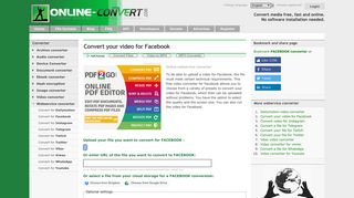 
                            10. Facebook video converter - Webservice converter