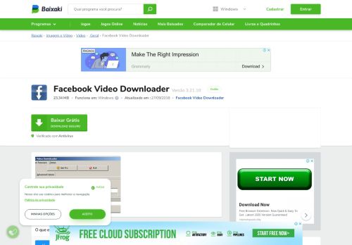 
                            6. Facebook Video Downloader Download - Baixaki