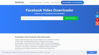 
                            9. Facebook Video Downloader - Laden Sie Facebook Videos herunter