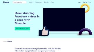 
                            13. Facebook Video Maker | Create Unstoppable Videos For Facebook, Fast