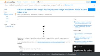 
                            9. Facebook website API: Login and display user image and Name ...