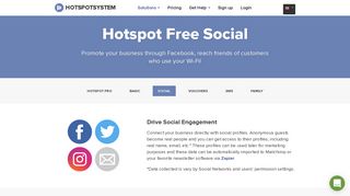 
                            12. Facebook Wi-Fi Hotspot, Social Wi-Fi - HotspotSystem