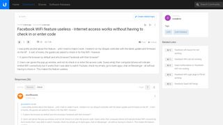 
                            8. Facebook WiFi feature useless - Internet access works without ...