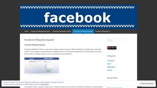 
                            4. Facebook Wikipedia Español | Welcome to V Facebook - Login, or ...