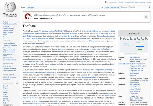 
                            7. Facebook - Wikipedia, la enciclopedia libre