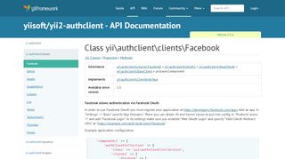 
                            1. Facebook, yii\authclient\clients\Facebook | API Documentation | yiisoft ...