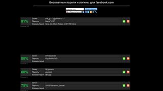
                            4. facebook.com - бесплатные аккаунты, пароли и логины