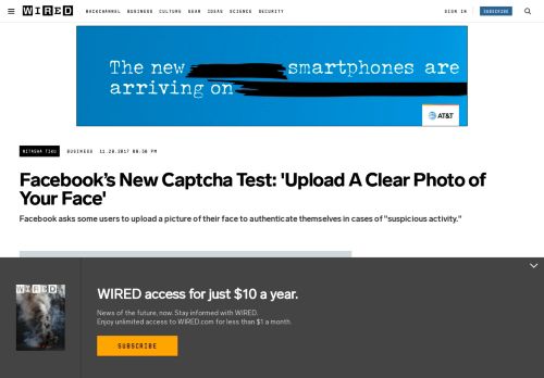 
                            10. Facebook's New Captcha Test: 'Upload A Clear Photo of ...
