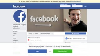 
                            4. Faceboook - Log In, Sign Up - Beranda | Facebook