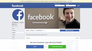 
                            5. Faceboook - Log In, Sign Up - Photos | Facebook