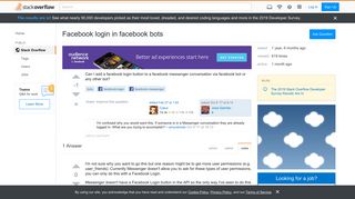 
                            10. Faceboook login in facebook bots - Stack Overflow