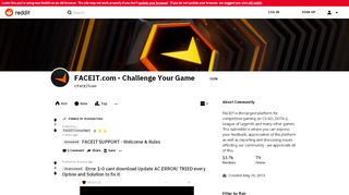 
                            6. FACEIT.com - Challenge Your Game - Reddit