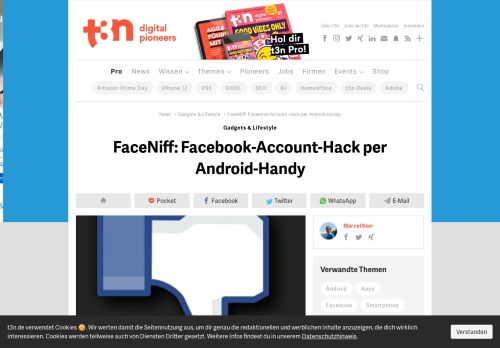 
                            7. FaceNiff: Facebook-Account-Hack per Android-Handy | t3n – digital ...