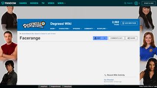 
                            7. Facerange | Degrassi Wiki | FANDOM powered by Wikia