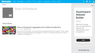 
                            11. Faces of Facebook - Mashable