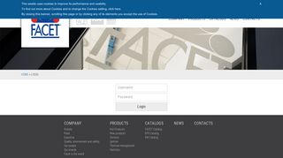 
                            12. FACET Srl | Login
