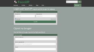 
                            1. FaceUP | Login