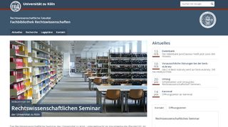 
                            7. Fachbibliothek Rechtswissenschaften - Universität zu Köln
