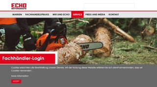 
                            1. Fachhändler-Login - ECHO Motorgeräte