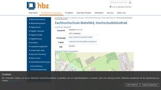 
                            8. Fachhochschule Bielefeld, Hochschulbibliothek ...